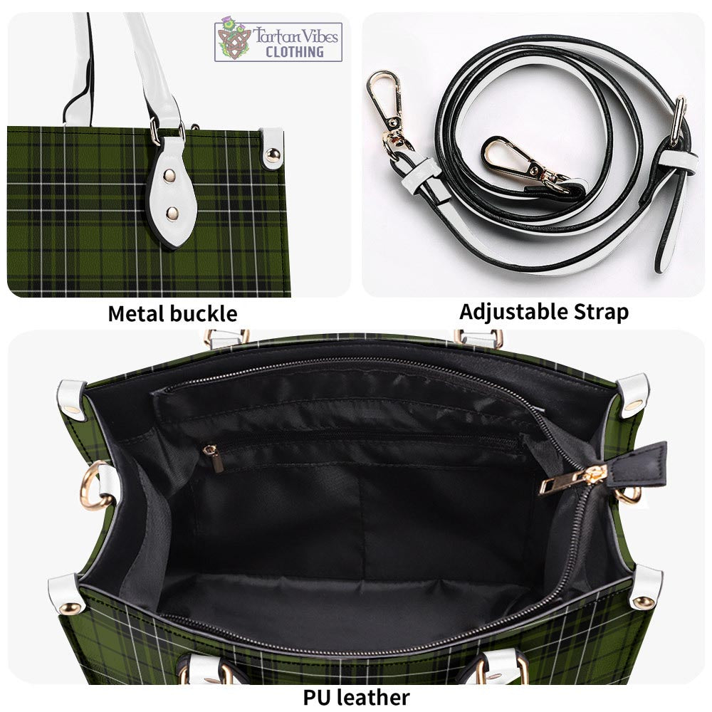 Tartan Vibes Clothing MacLean Hunting Tartan Luxury Leather Handbags