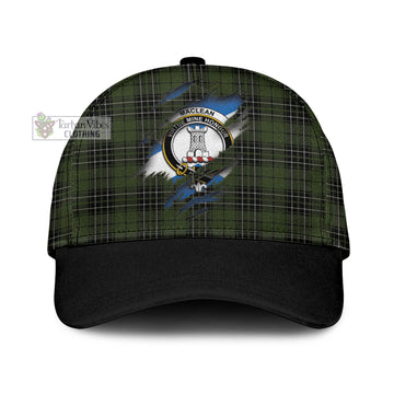 MacLean Hunting Tartan Classic Cap with Family Crest In Me Style