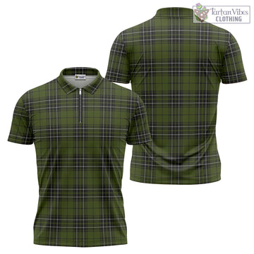 MacLean Hunting Tartan Zipper Polo Shirt