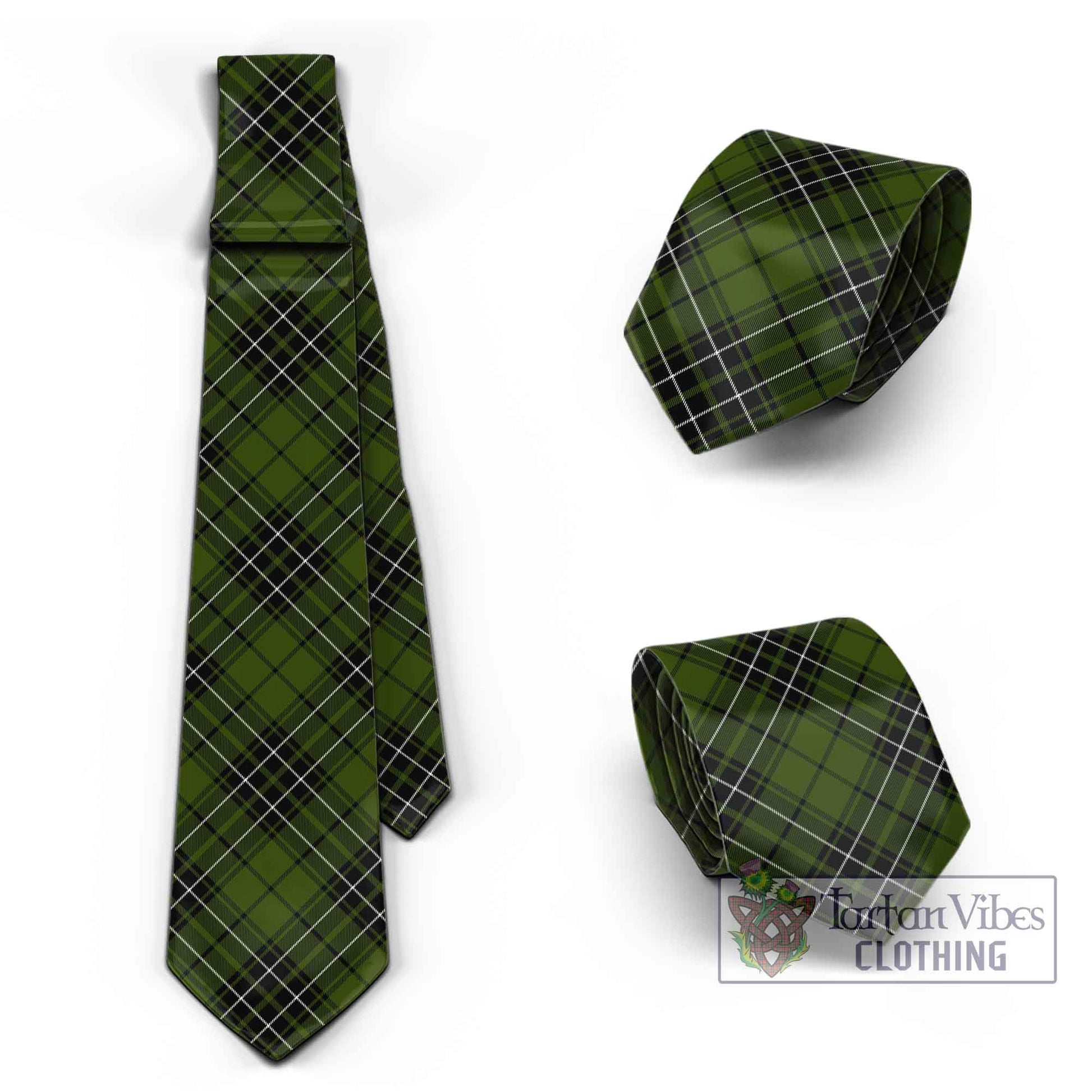 Tartan Vibes Clothing MacLean Hunting Tartan Classic Necktie Cross Style