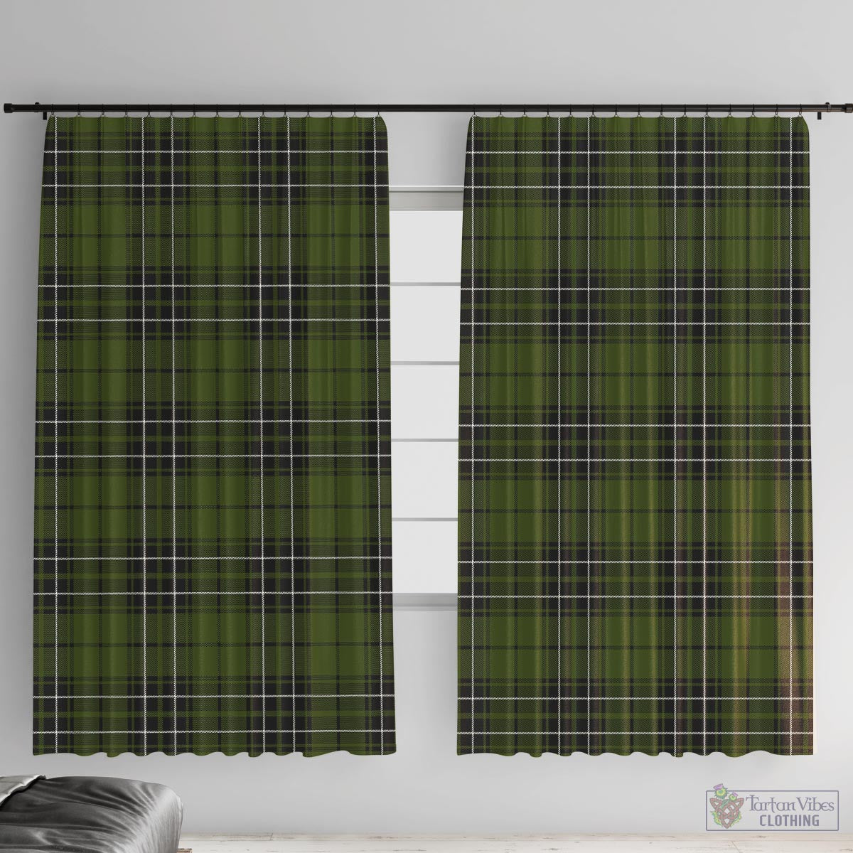 MacLean Hunting Tartan Window Curtain