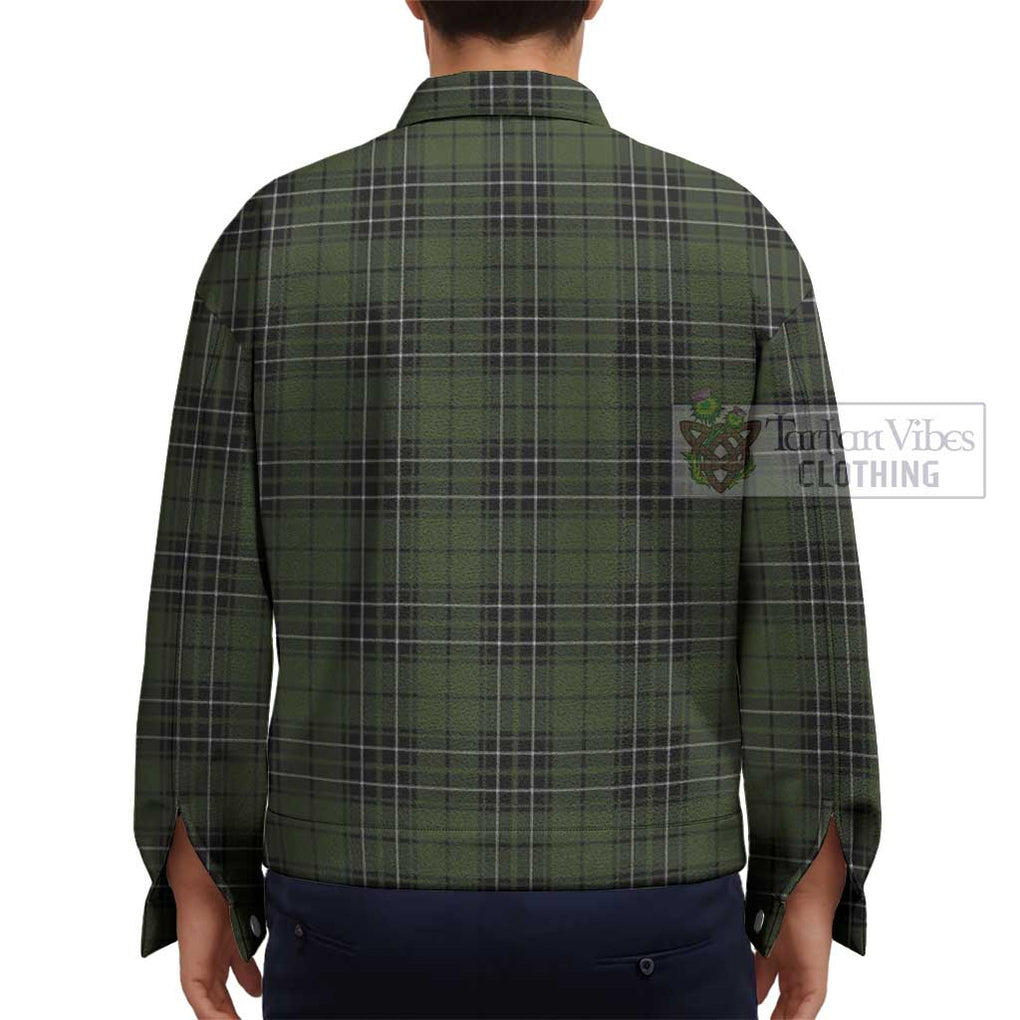 MacLean Hunting Tartan Unisex Lapel Cotton Jacket - Tartan Vibes Clothing