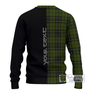 MacLean Hunting Tartan Ugly Sweater with Family Crest and Half Of Me Style