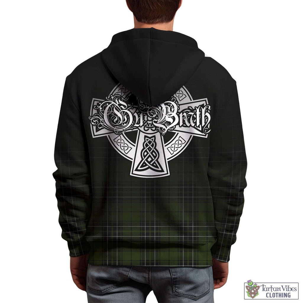 Tartan Vibes Clothing MacLean Hunting Tartan Hoodie Featuring Alba Gu Brath Family Crest Celtic Inspired