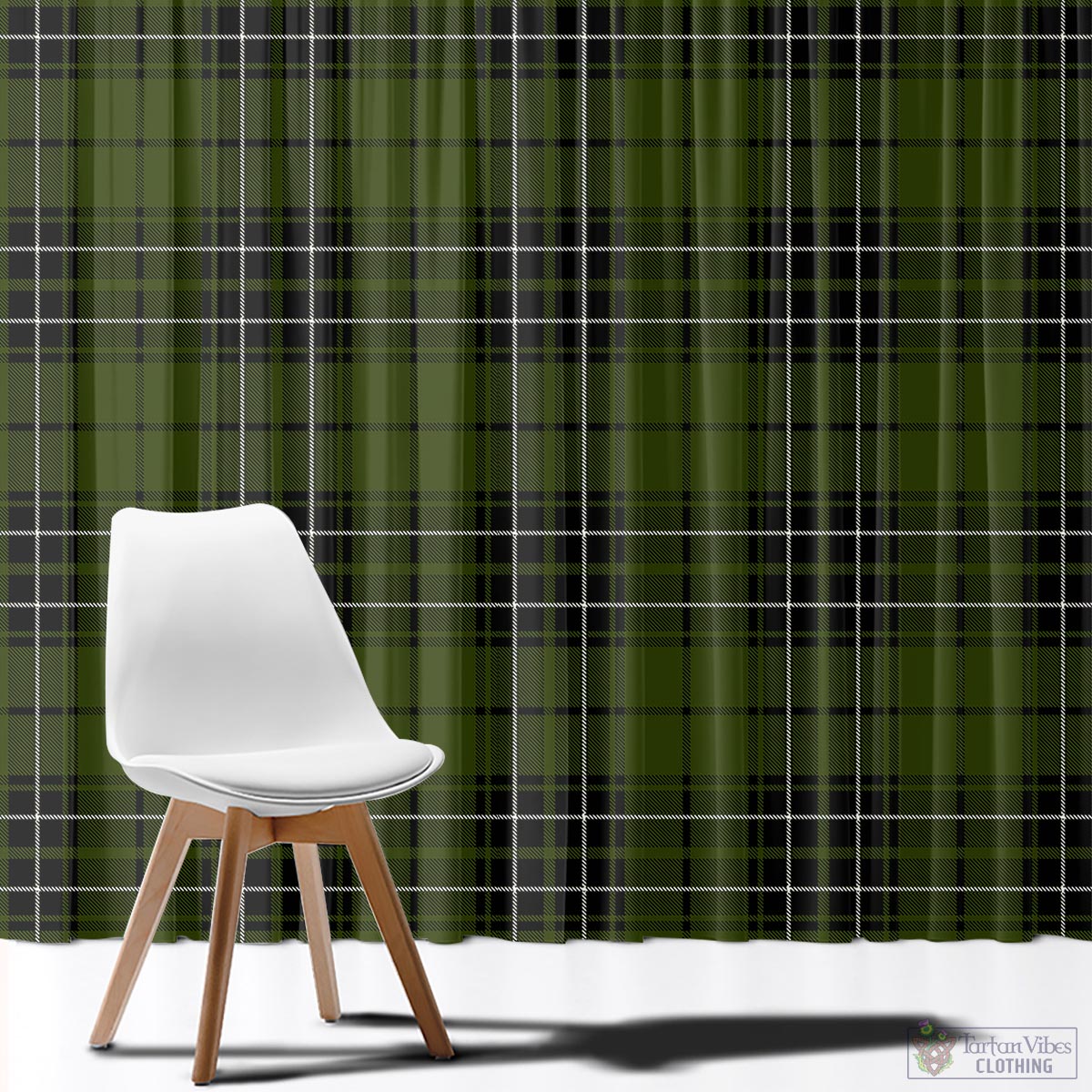 MacLean Hunting Tartan Window Curtain