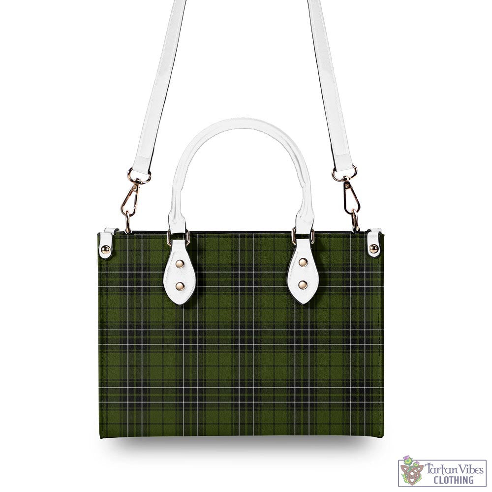 Tartan Vibes Clothing MacLean Hunting Tartan Luxury Leather Handbags