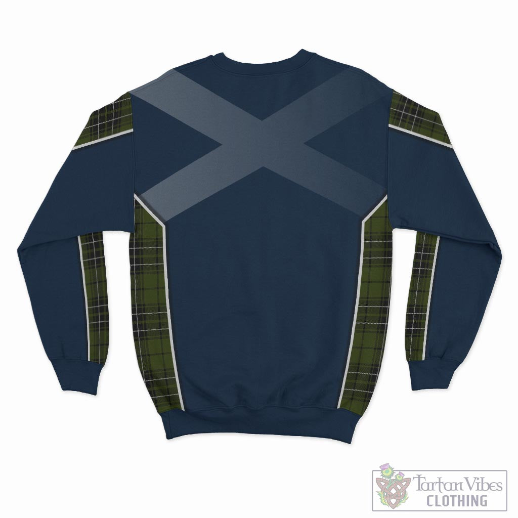 Tartan Vibes Clothing MacLean Hunting Tartan Sweatshirt with Family Crest and Scottish Thistle Vibes Sport Style