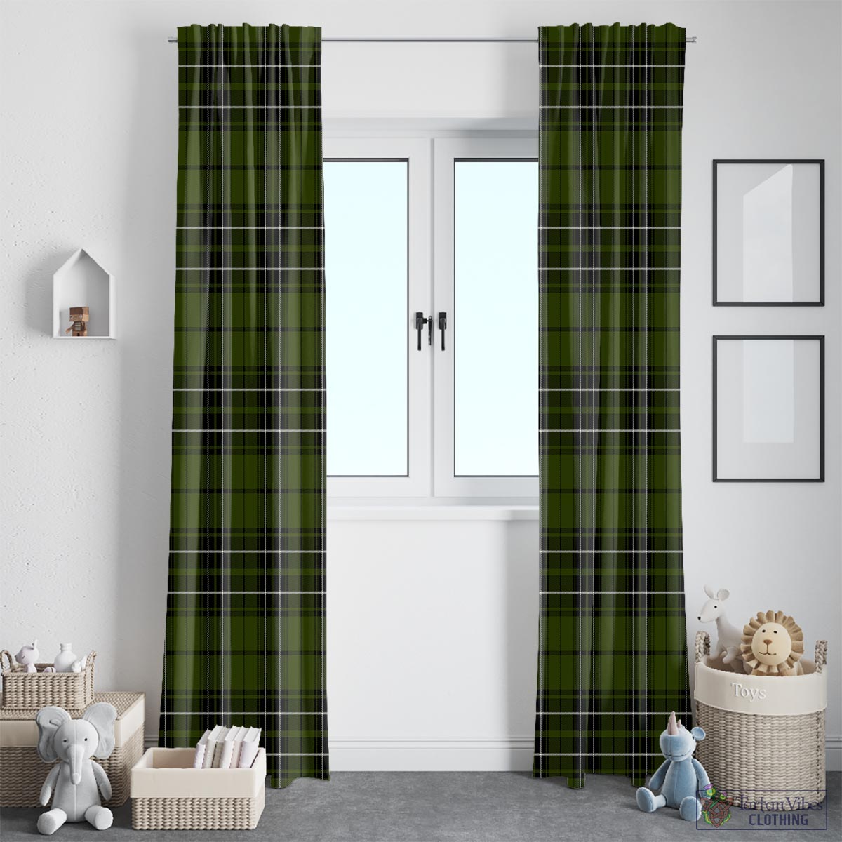 MacLean Hunting Tartan Window Curtain