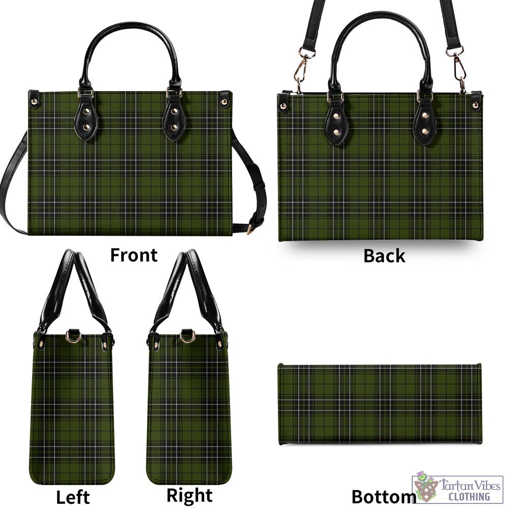 Tartan Vibes Clothing MacLean Hunting Tartan Luxury Leather Handbags