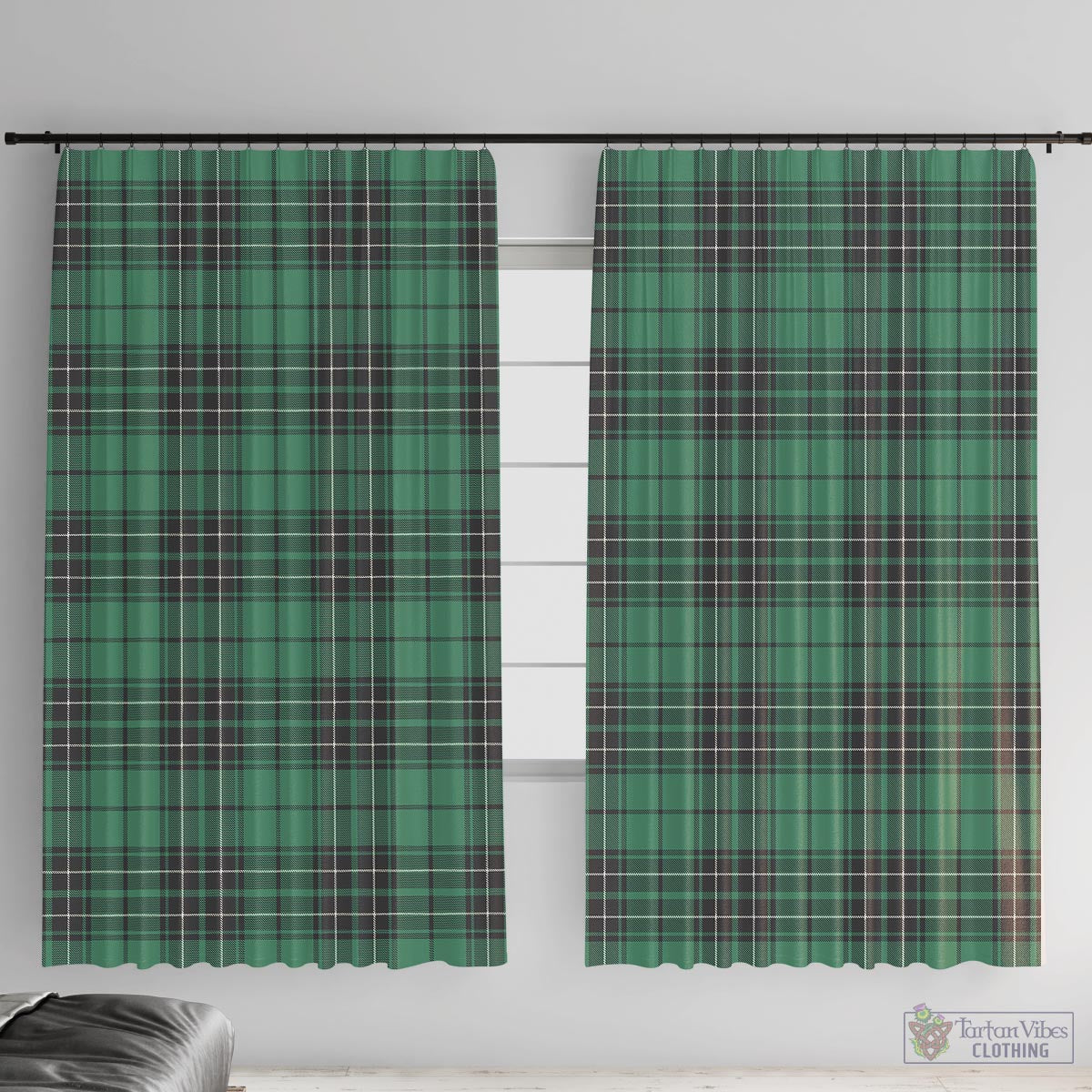 MacLean Hunting Ancient Tartan Window Curtain