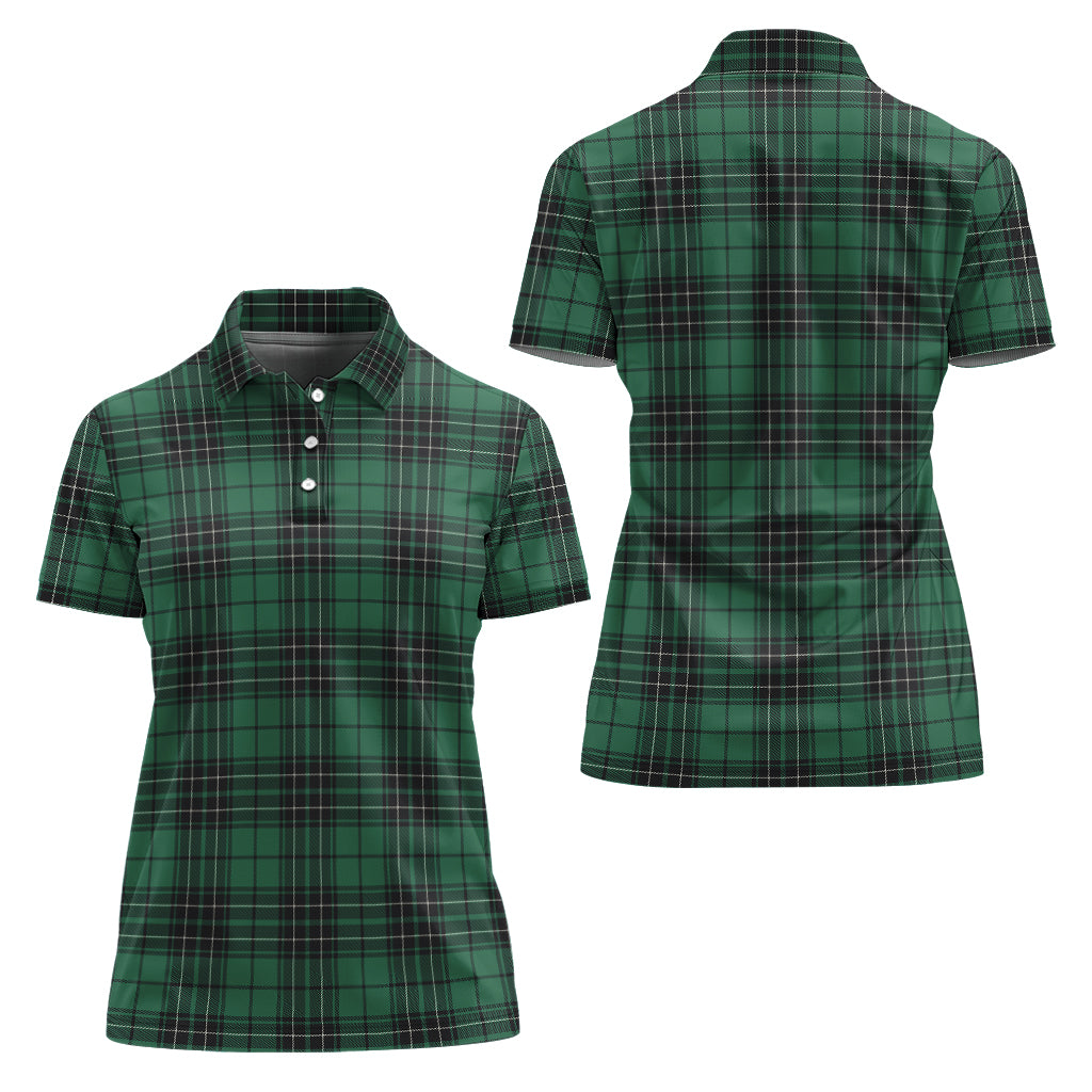 MacLean Hunting Ancient Tartan Polo Shirt For Women Women - Tartan Vibes Clothing