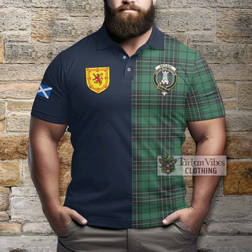 MacLean Hunting Ancient Tartan Polo Shirt Alba with Scottish Lion Royal Arm Half Style