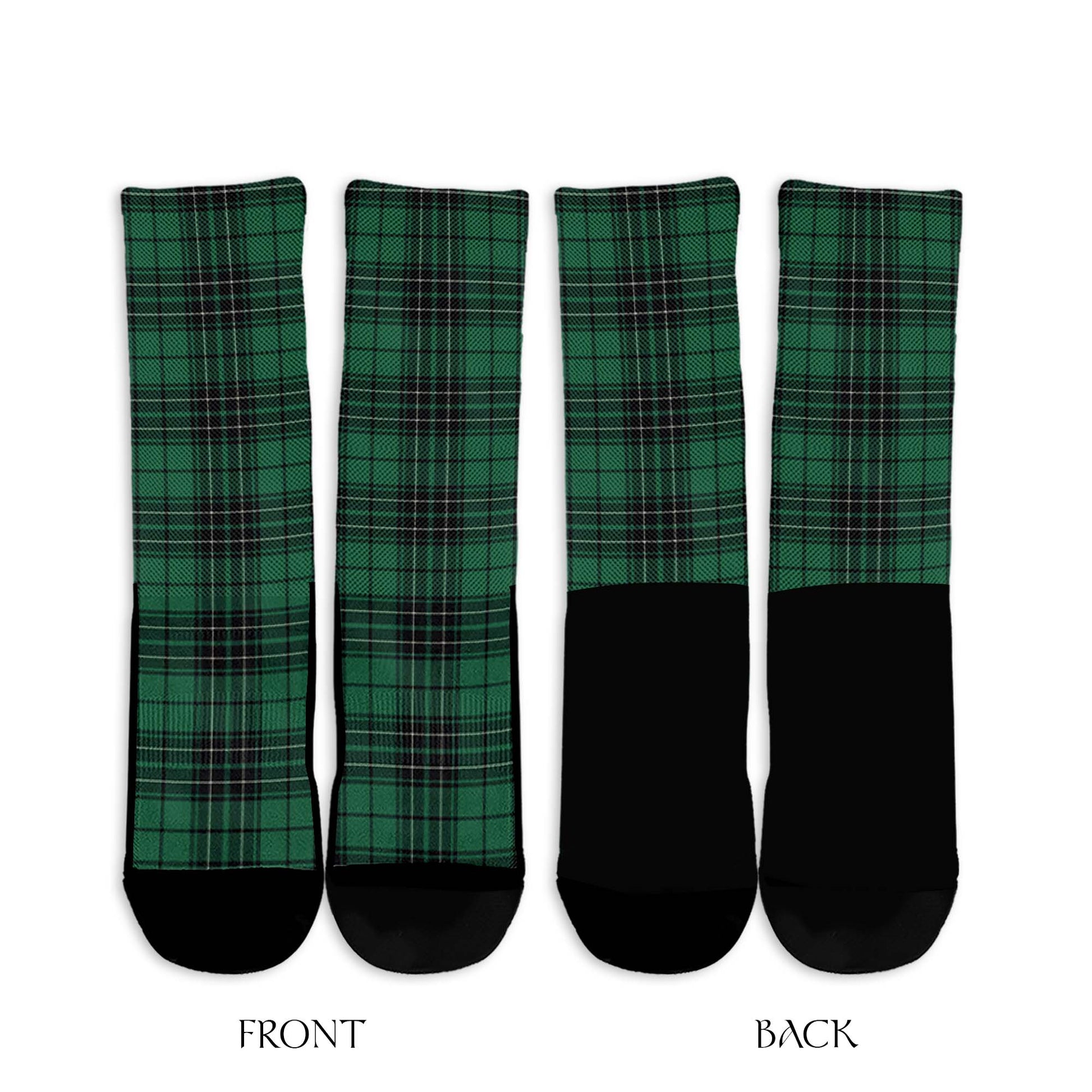 MacLean Hunting Ancient Tartan Crew Socks - Tartanvibesclothing