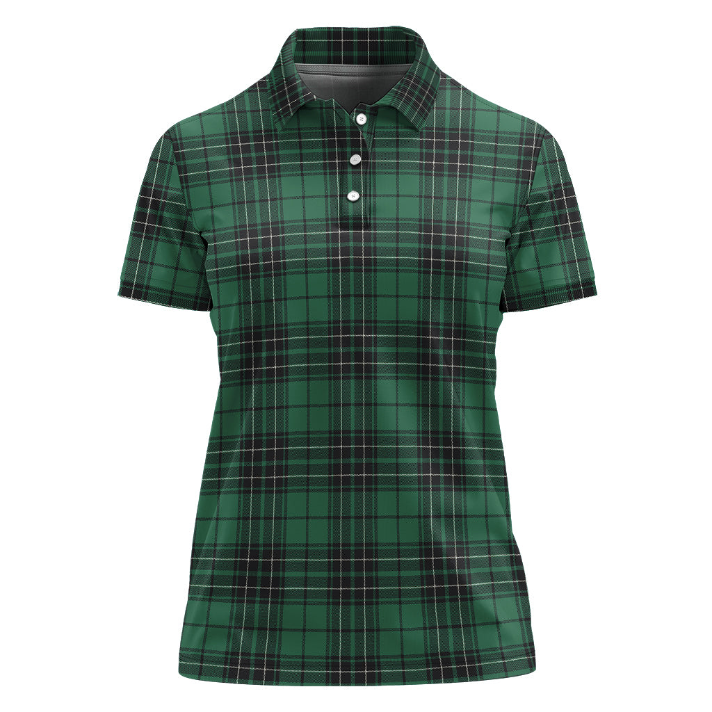 MacLean Hunting Ancient Tartan Polo Shirt For Women - Tartan Vibes Clothing