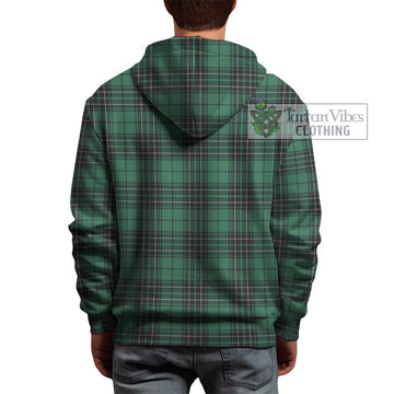 MacLean Hunting Ancient Tartan Hoodie with Family Crest DNA In Me Style