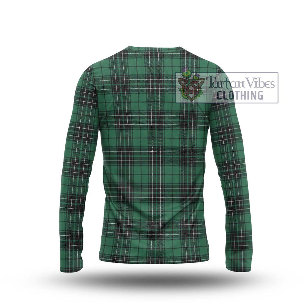 MacLean Hunting Ancient Tartan Long Sleeve T-Shirt with Family Crest DNA In Me Style - Tartanvibesclothing Shop