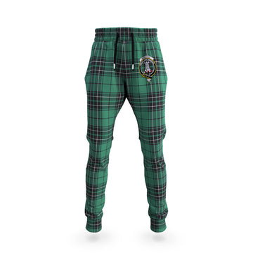 MacLean Hunting Ancient Tartan Joggers Pants with Family Crest