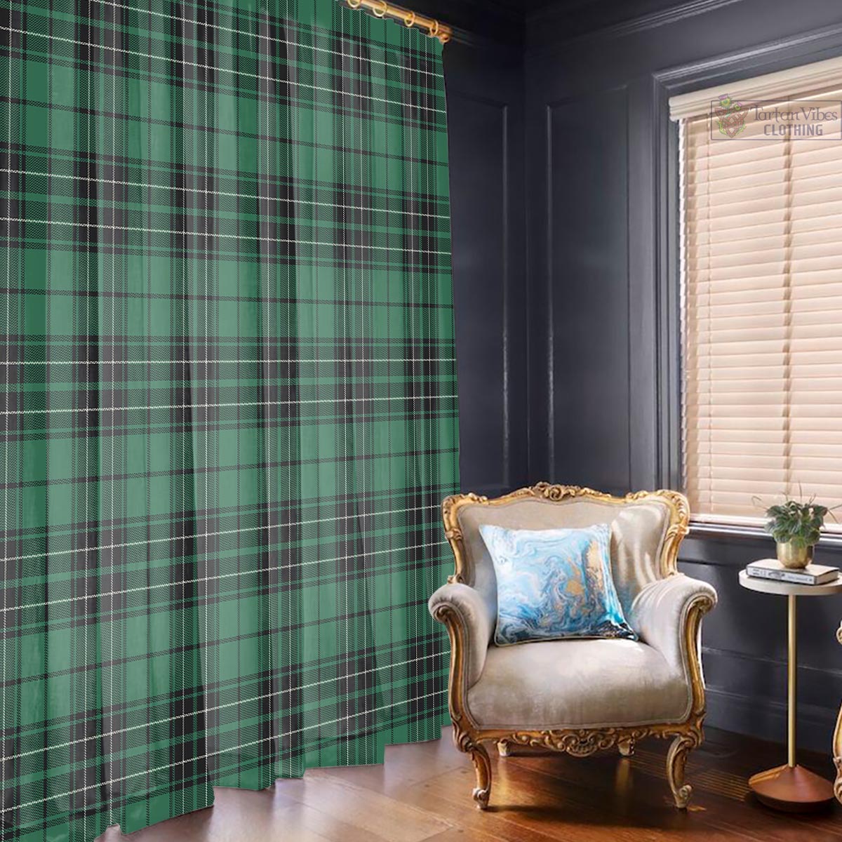 MacLean Hunting Ancient Tartan Window Curtain