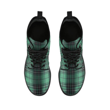 MacLean Hunting Ancient Tartan Leather Boots