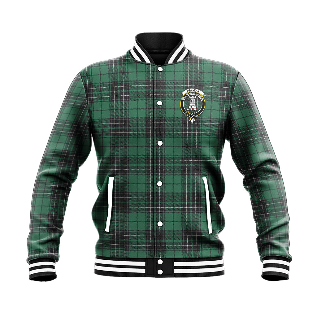 MacLean Hunting Ancient Tartan Baseball Jacket with Family Crest - Tartan Vibes Clothing