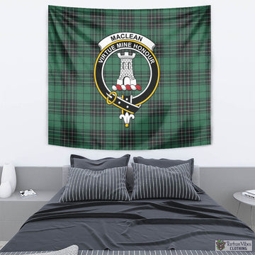 MacLean Hunting Ancient Tartan Tapestry Wall Hanging and Home Decor for Room with Family Crest