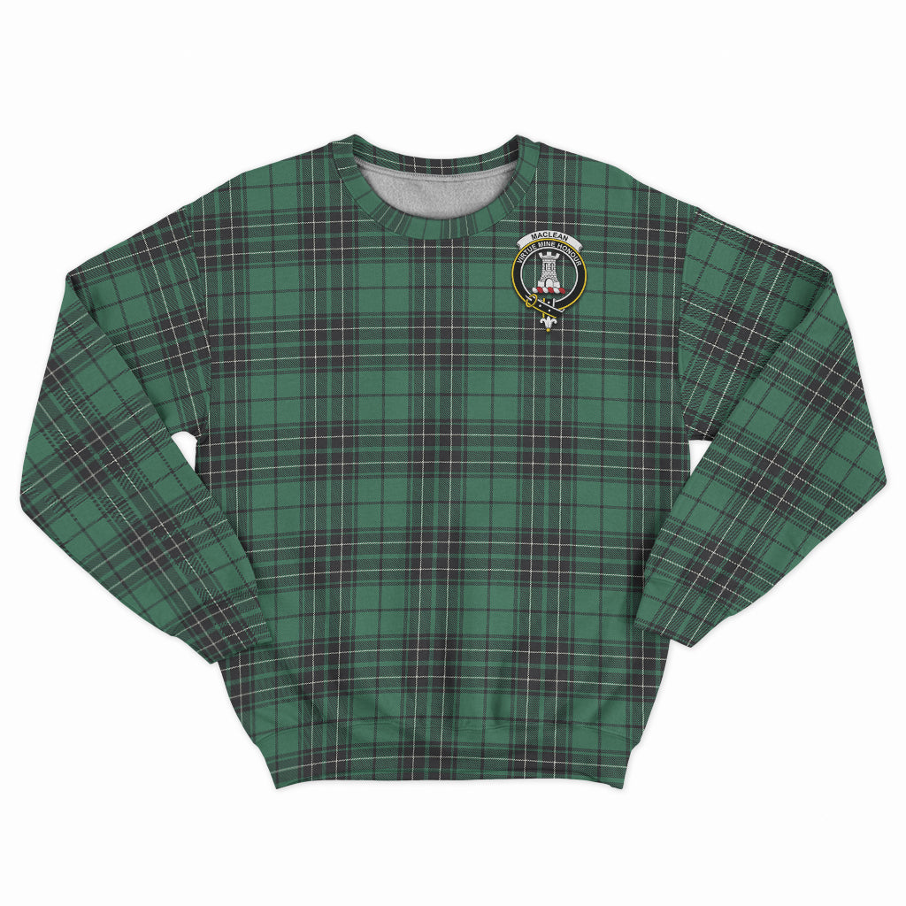 MacLean Hunting Ancient Tartan Sweatshirt with Family Crest - Tartan Vibes Clothing