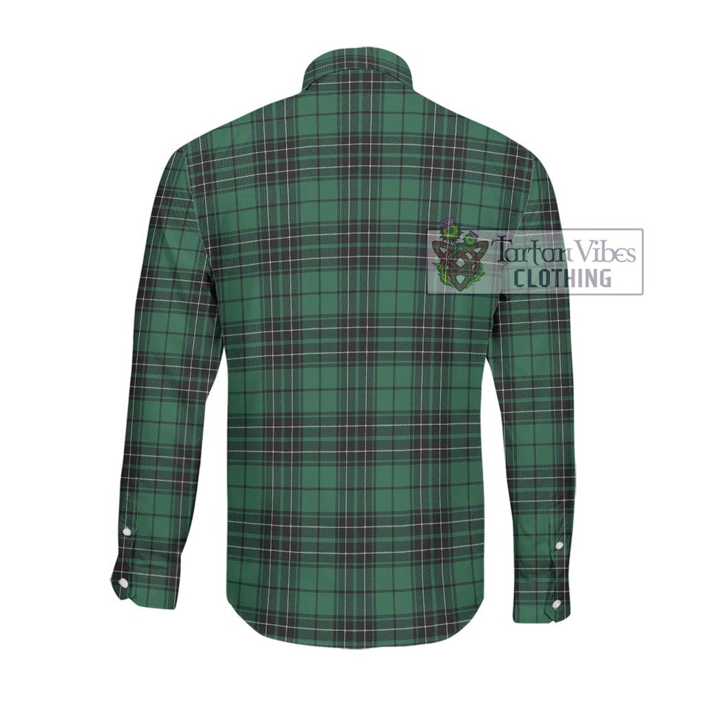 MacLean Hunting Ancient Tartan Long Sleeve Button Shirt with Family Crest DNA In Me Style - Tartanvibesclothing Shop