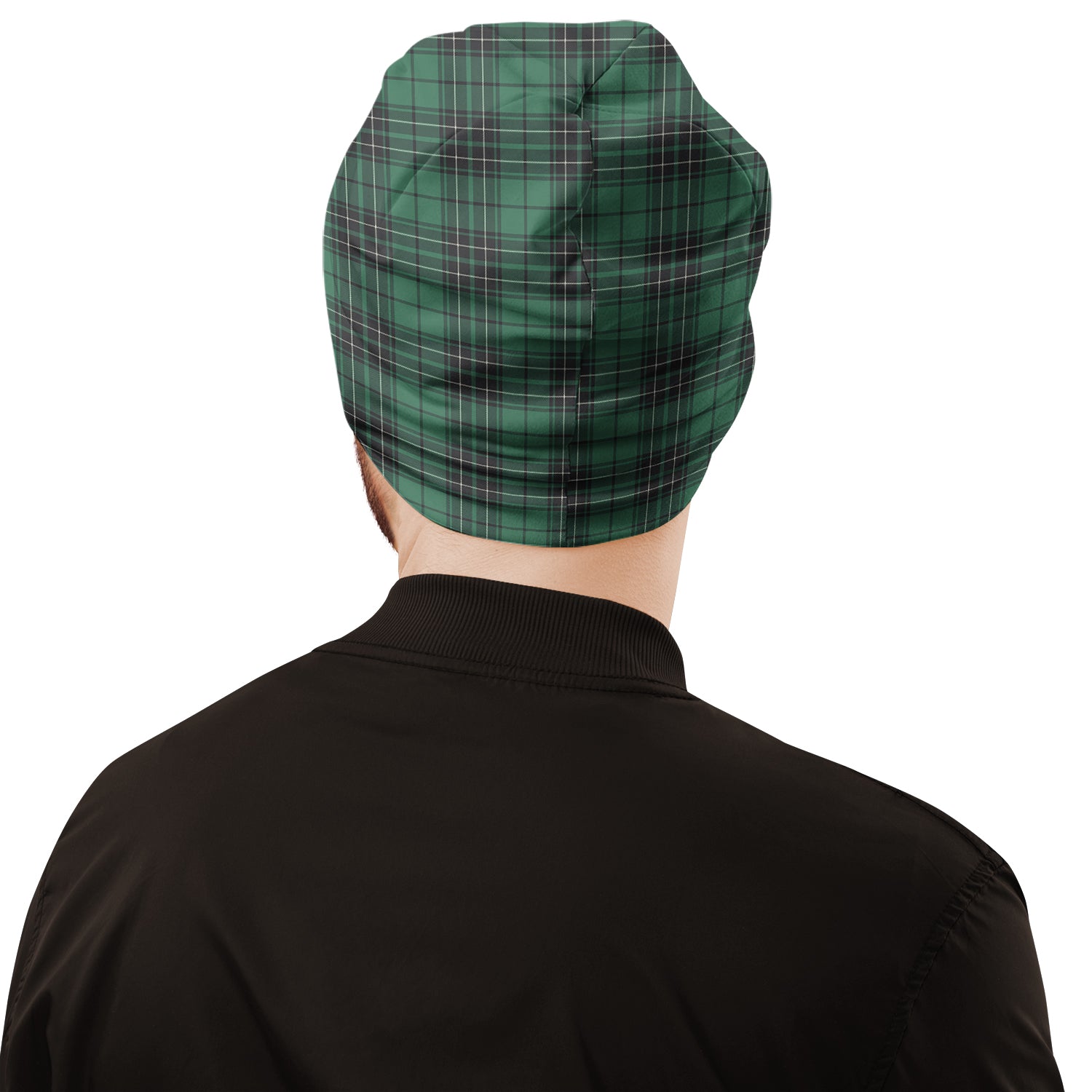 MacLean Hunting Ancient Tartan Beanies Hat with Family Crest - Tartan Vibes Clothing