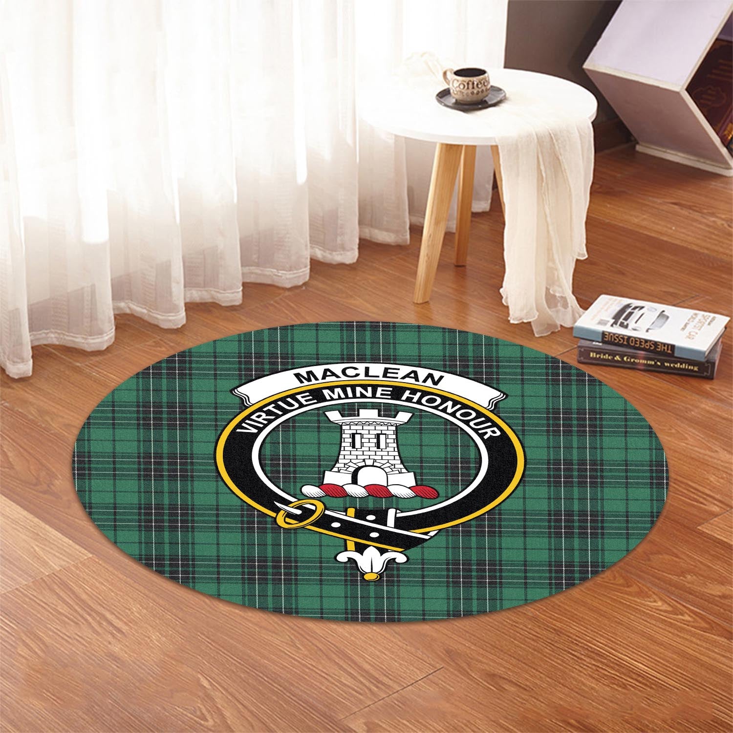 maclean-hunting-ancient-tartan-round-rug-with-family-crest