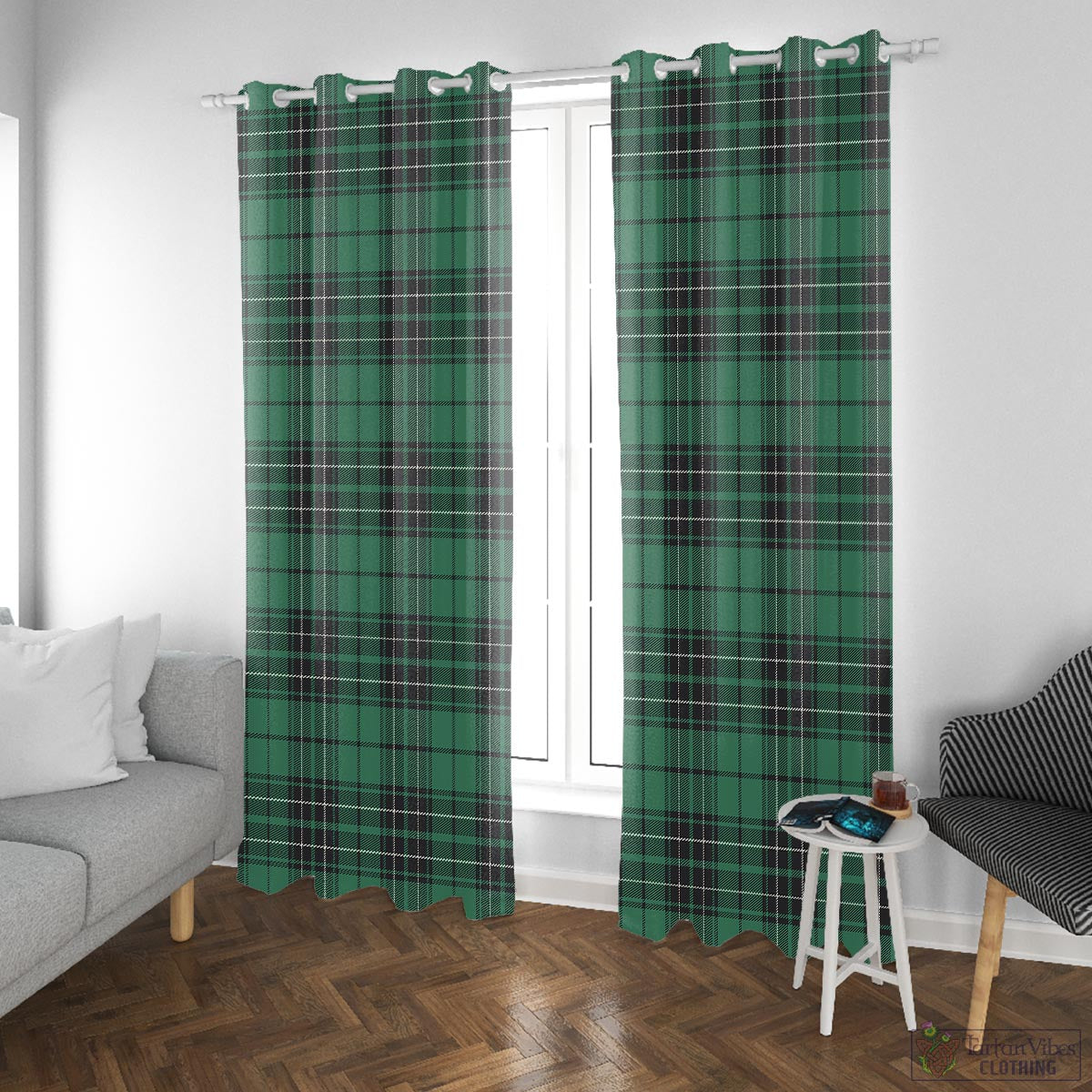 MacLean Hunting Ancient Tartan Window Curtain