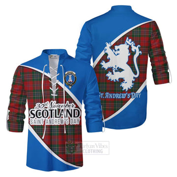 MacLean (McLean) Family Crest Tartan Ghillie Kilt Shirt Celebrate Saint Andrew's Day in Style