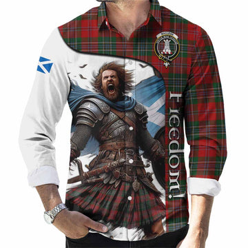 MacLean (McLean) Crest Tartan Long Sleeve Button Shirt Inspired by the Freedom of Scottish Warrior