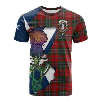 MacLean (McLean) Tartan Family Crest Cotton T-shirt Scottish Thistle Celtic Inspired Kid's Shirt - Tartan Vibes Clothing