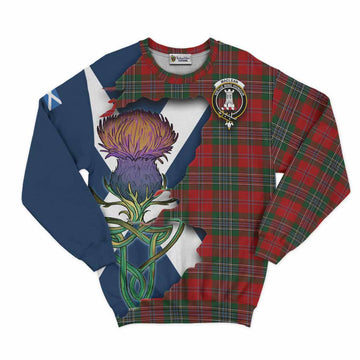 MacLean (McLean) Tartan Family Crest Sweatshirt Scottish Thistle Celtic Inspired Unisex - Tartan Vibes Clothing