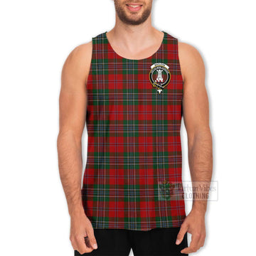 MacLean (McLean) Tartan Men's Tank Top with Family Crest Celtic Skull Style