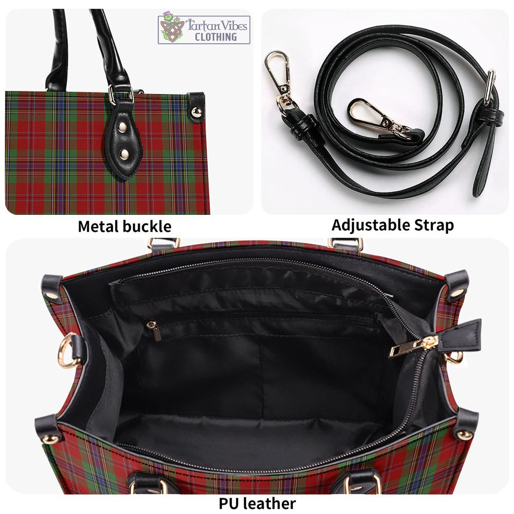 Tartan Vibes Clothing MacLean of Duart Tartan Luxury Leather Handbags