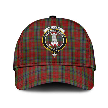 MacLean of Duart Tartan Classic Cap with Family Crest