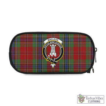 MacLean of Duart Tartan Pen and Pencil Case with Family Crest