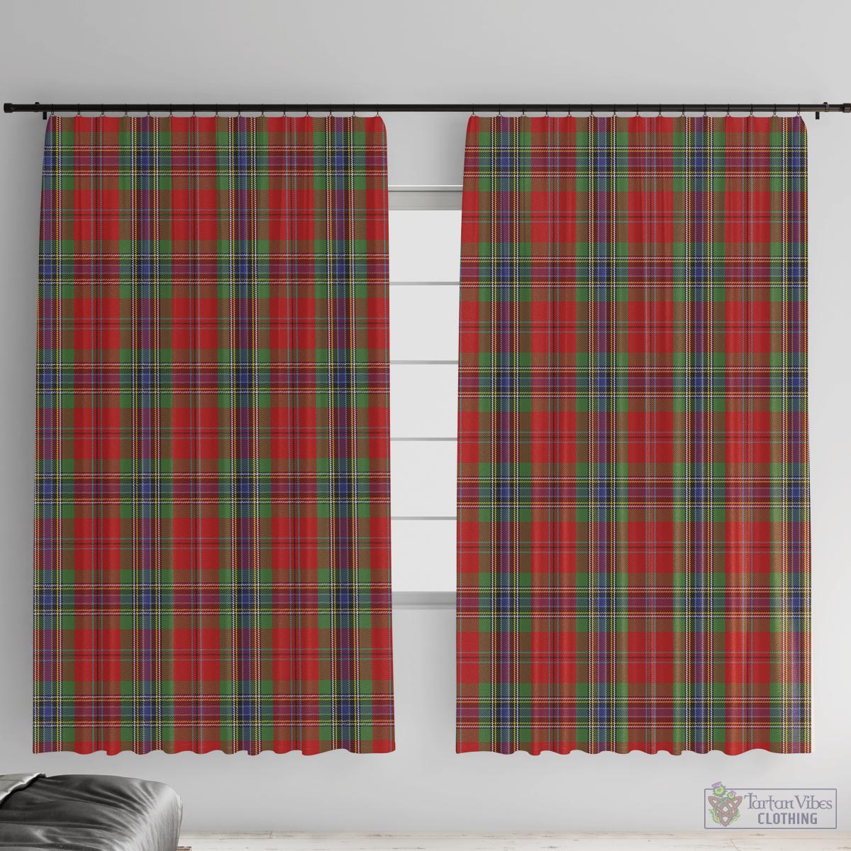 MacLean of Duart Tartan Window Curtain