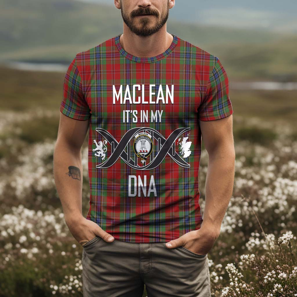 MacLean of Duart Tartan T-Shirt with Family Crest DNA In Me Style Kid's Shirt - Tartan Vibes Clothing