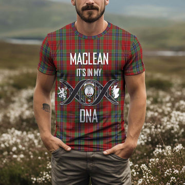 MacLean of Duart Tartan T-Shirt with Family Crest DNA In Me Style