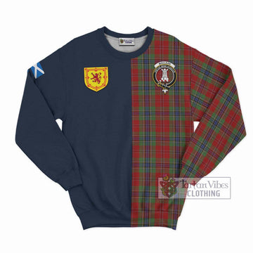 MacLean of Duart Tartan Sweatshirt Alba with Scottish Lion Royal Arm Half Style