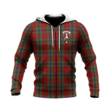 MacLean of Duart Tartan Knitted Hoodie with Family Crest