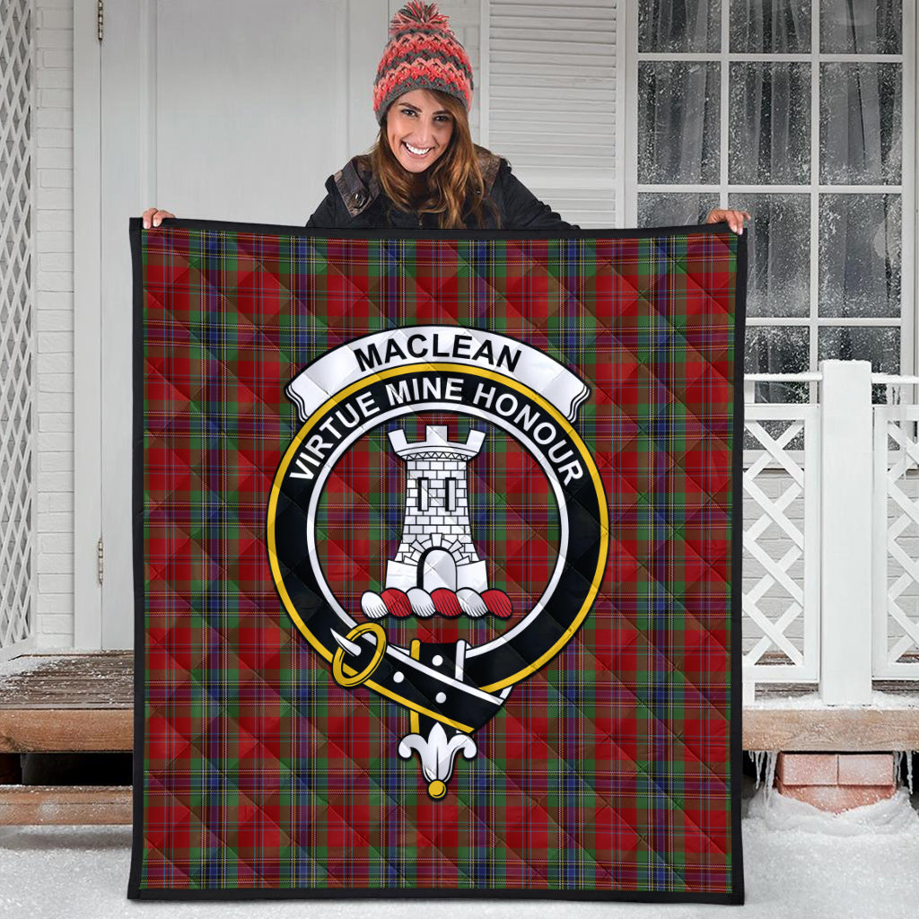 maclean-of-duart-tartan-quilt-with-family-crest