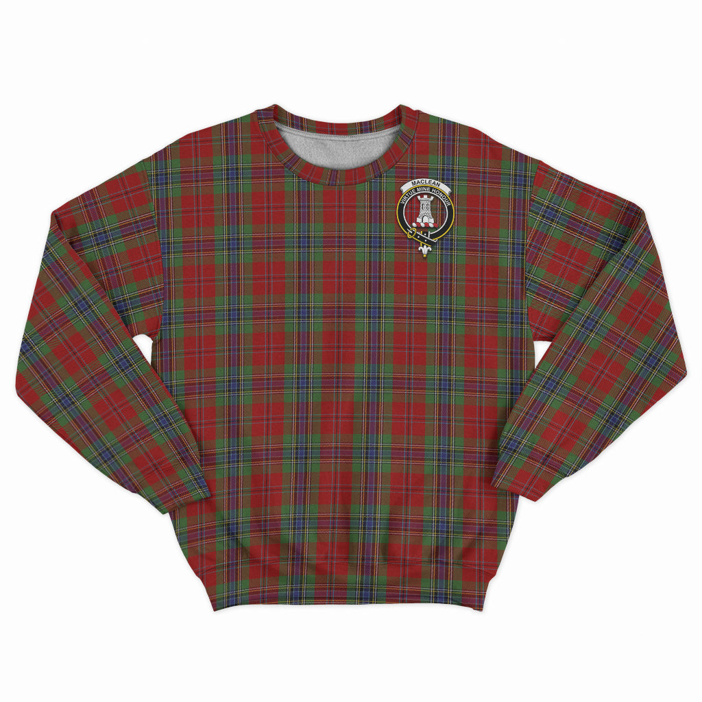 MacLean of Duart Tartan Sweatshirt with Family Crest - Tartan Vibes Clothing