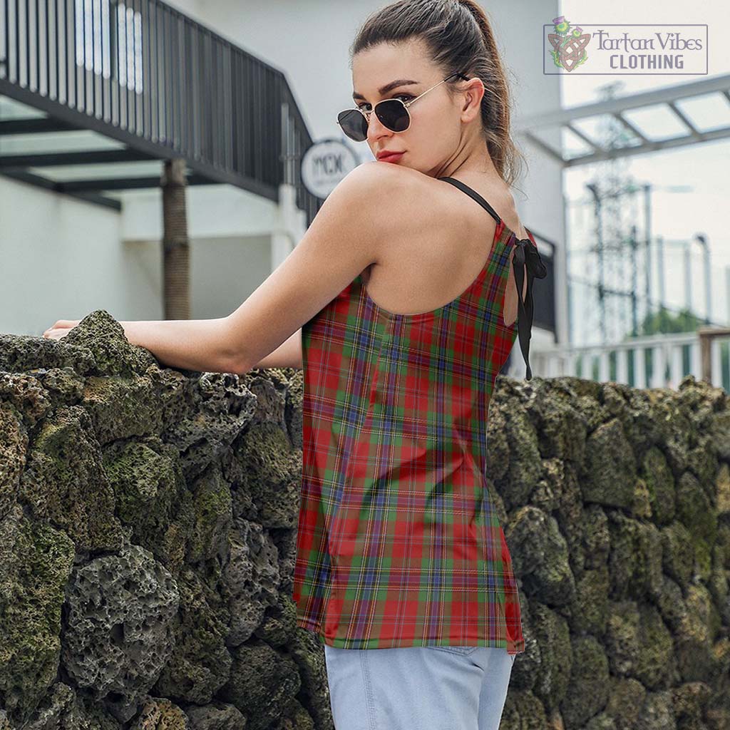 Tartan Vibes Clothing MacLean of Duart Tartan Loose Halter Neck Camisole