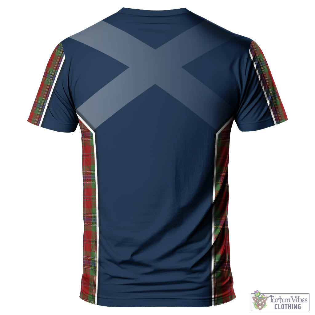 Tartan Vibes Clothing MacLean of Duart Tartan T-Shirt with Family Crest and Lion Rampant Vibes Sport Style