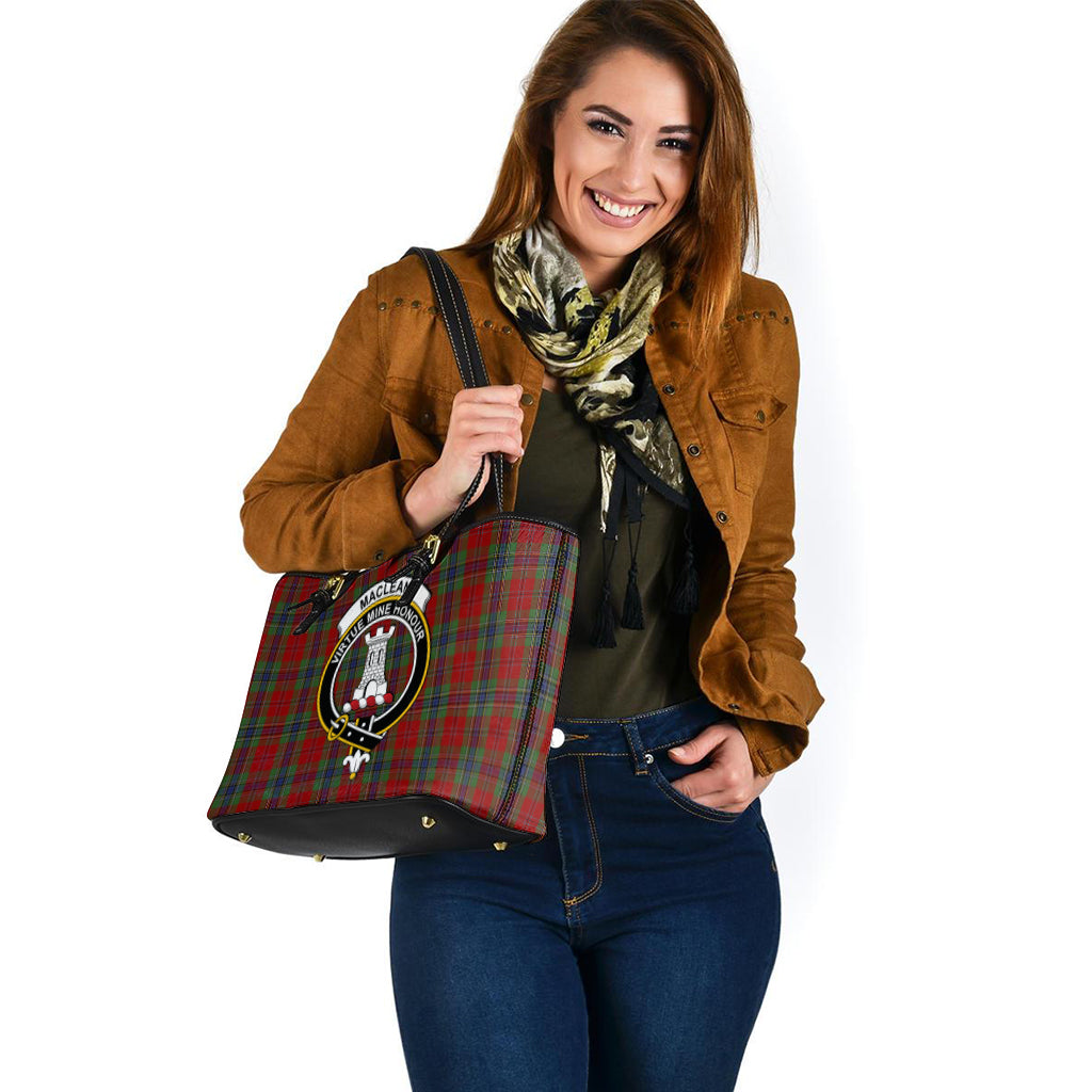 maclean-of-duart-tartan-leather-tote-bag-with-family-crest