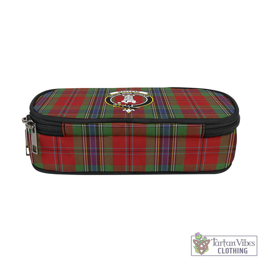 Tartan Vibes Clothing MacLean of Duart Tartan Pen and Pencil Case with Family Crest