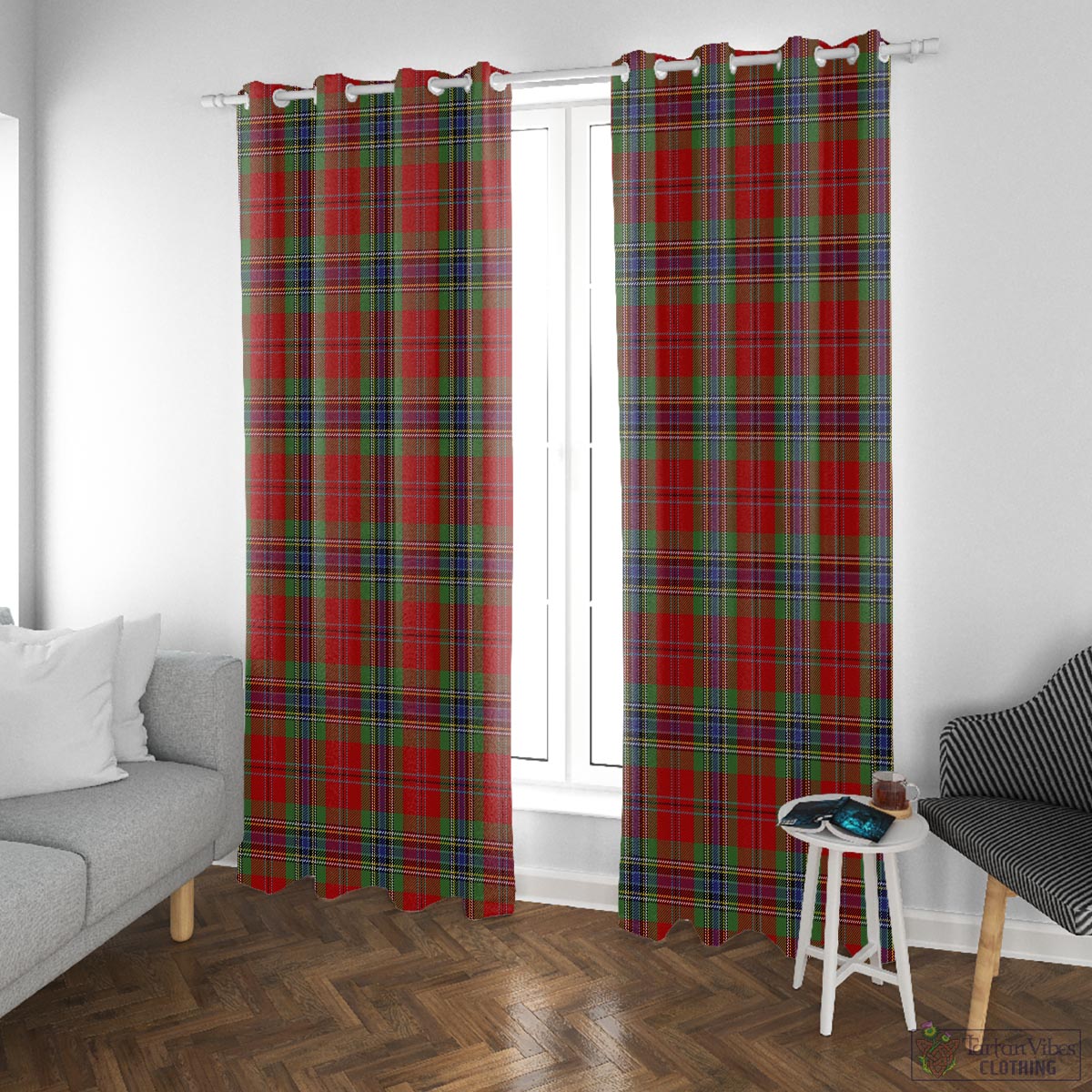 MacLean of Duart Tartan Window Curtain